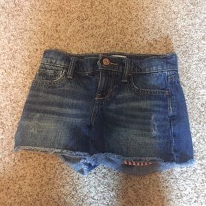 Dark blue Old Navy jean shorts